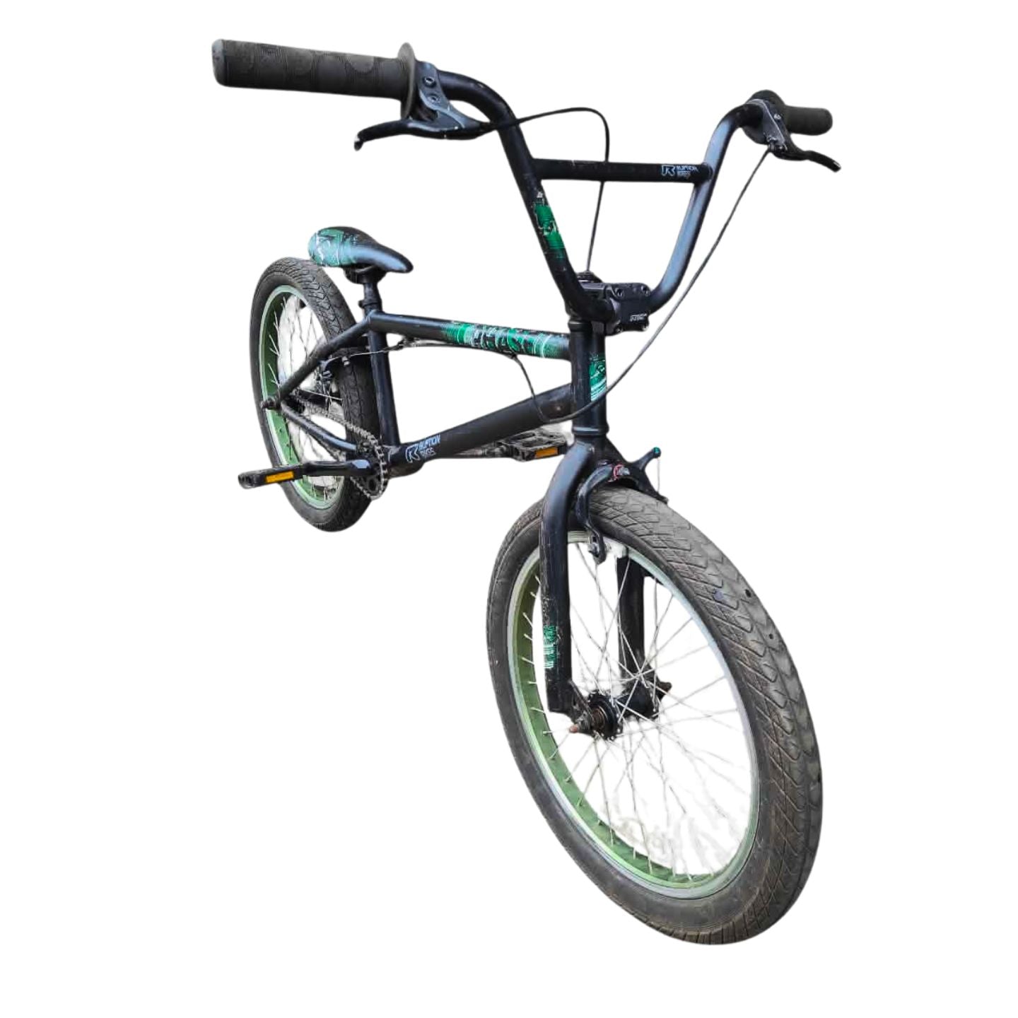 Ruption PHASE - complete 20" BMX Bike - Black / Green ( Pre Owned )