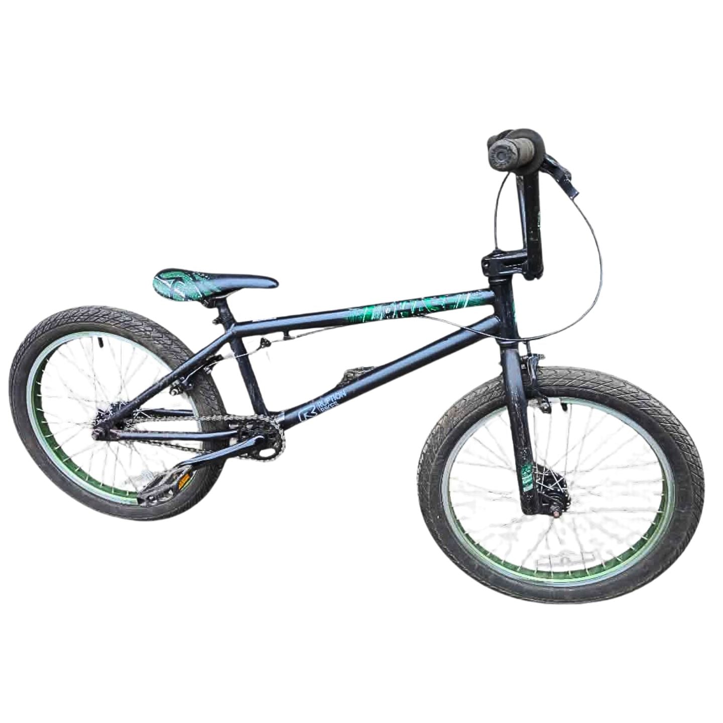 Ruption PHASE - complete 20" BMX Bike - Black / Green ( Pre Owned )