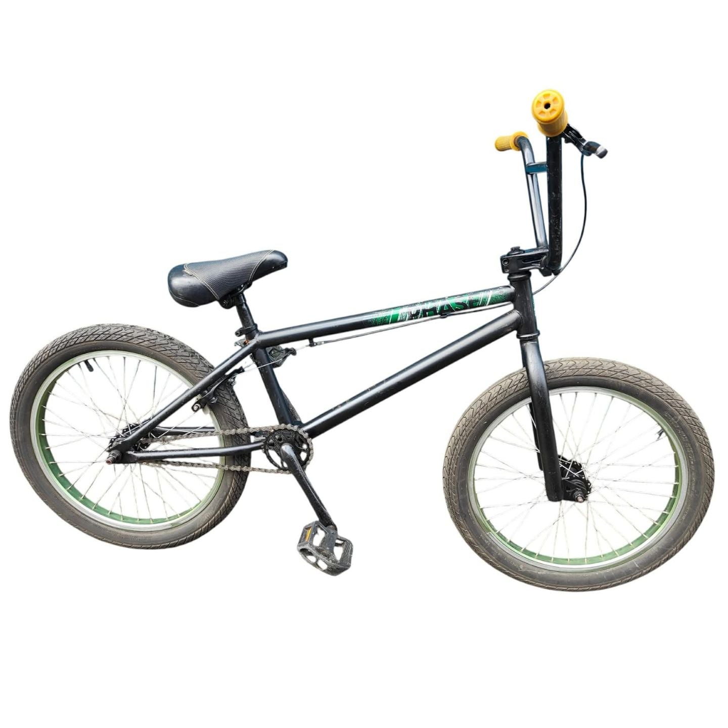 Ruption PHASE - complete 20" BMX Bike 20.25TT - Black / Green ( Pre Owned ) *