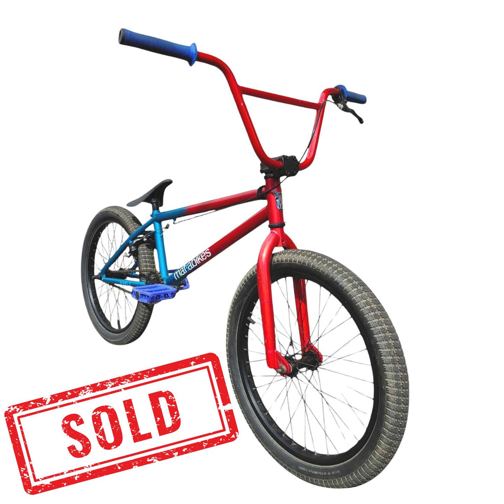 Mafia Kush2 - complete 20" BMX Bike - Blue / Red  ( Pre Owned )