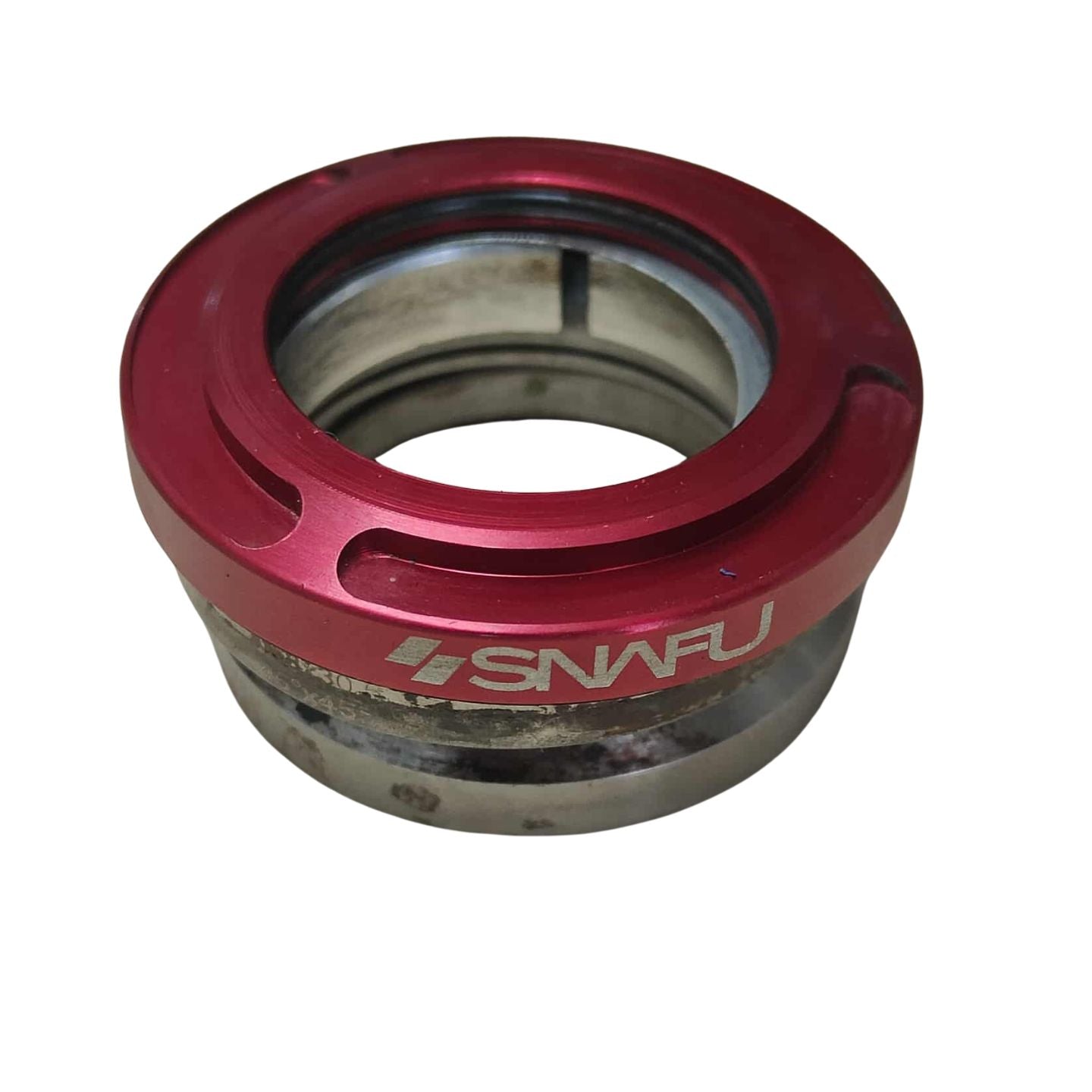 Snafu BMX Headset ( used ) Red
