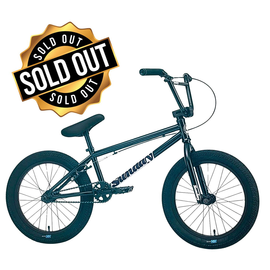 Sunday Primer 18" Complete BMX Bike ( 7-10 yrs ) BLACK