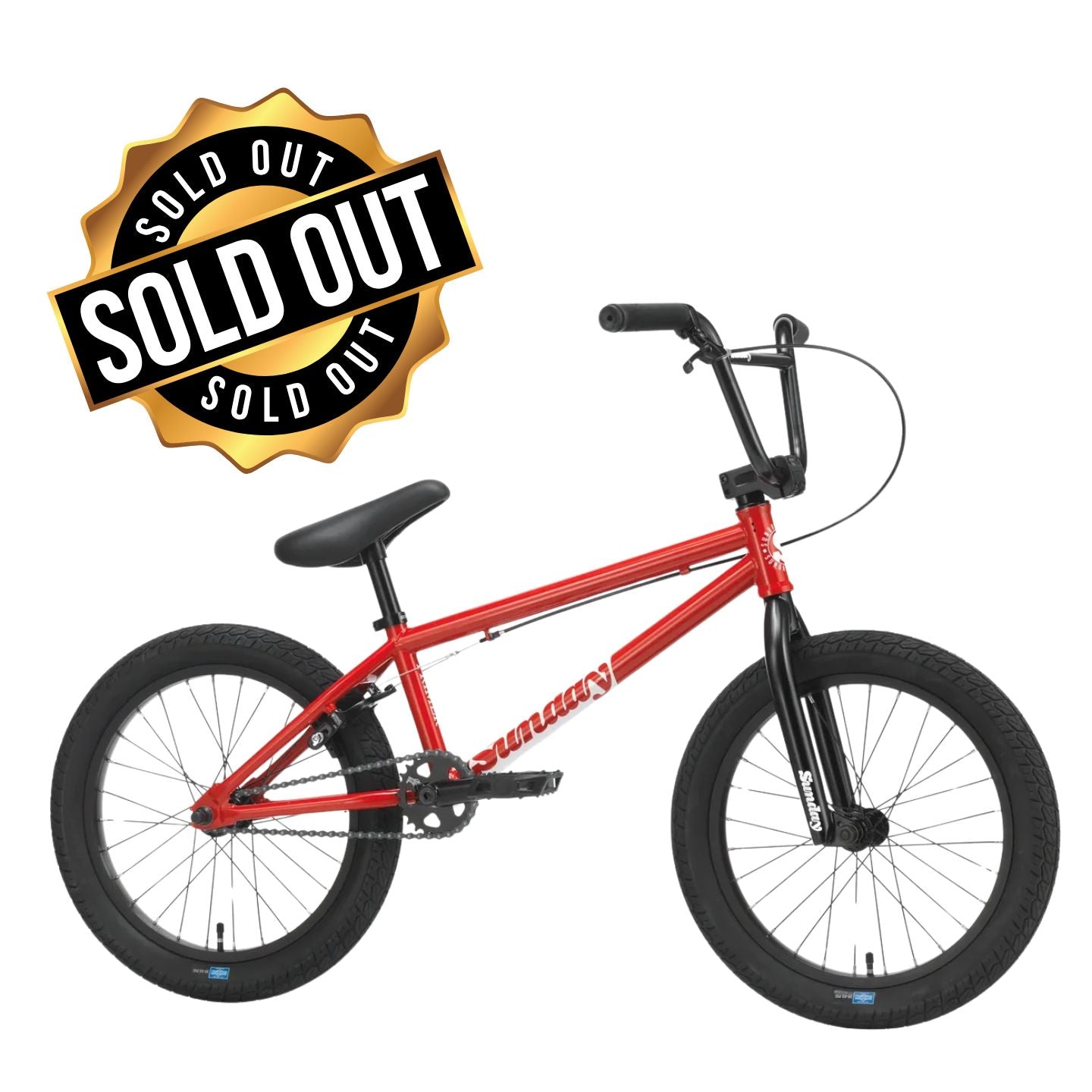 Sunday Primer 18" Complete BMX Bike ( 7-10 yrs ) RED