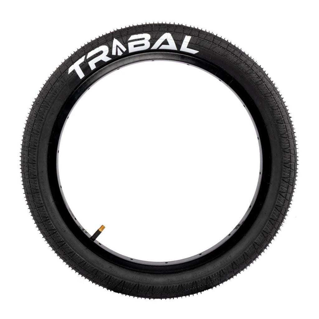 Tribal 18" Logo Tyre - Black 2.10"