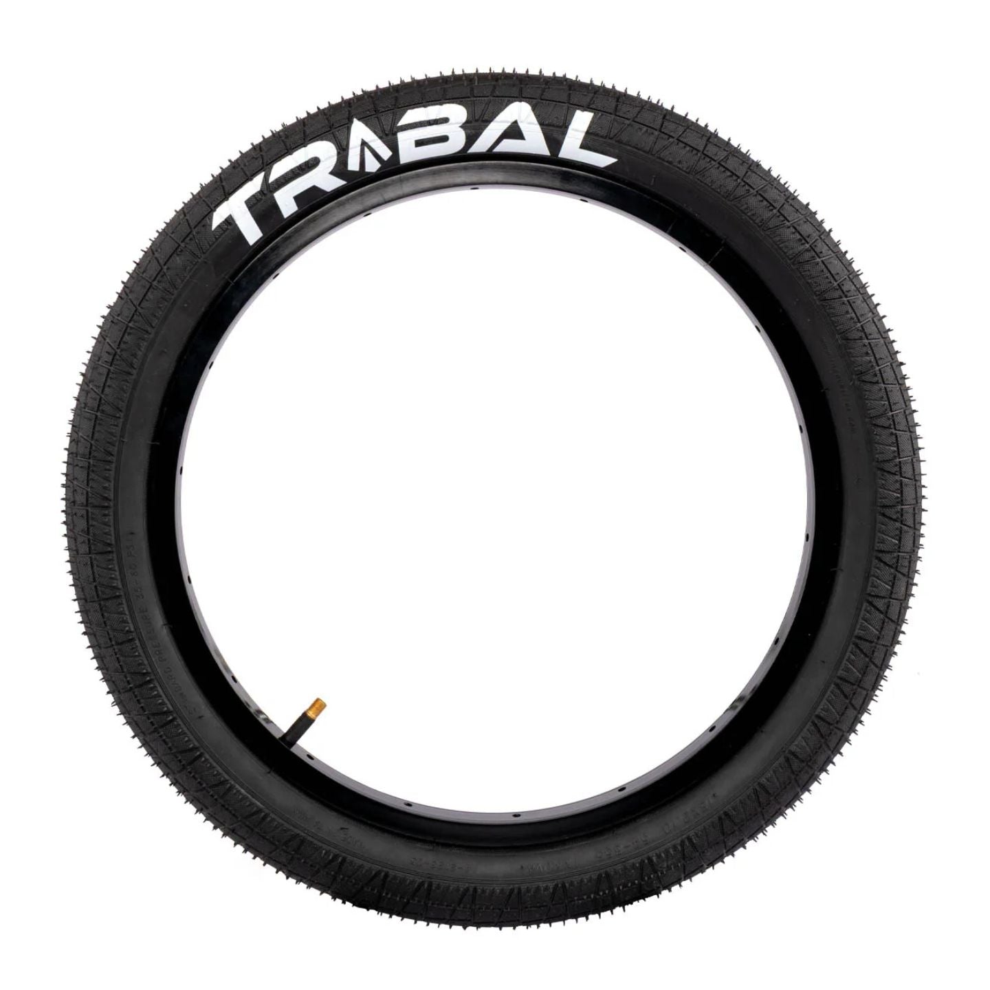 Tribal 18" Logo Tyre - Black 2.10"