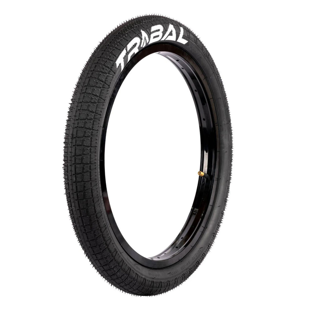 Tribal 18" Logo Tyre - Black 2.10"