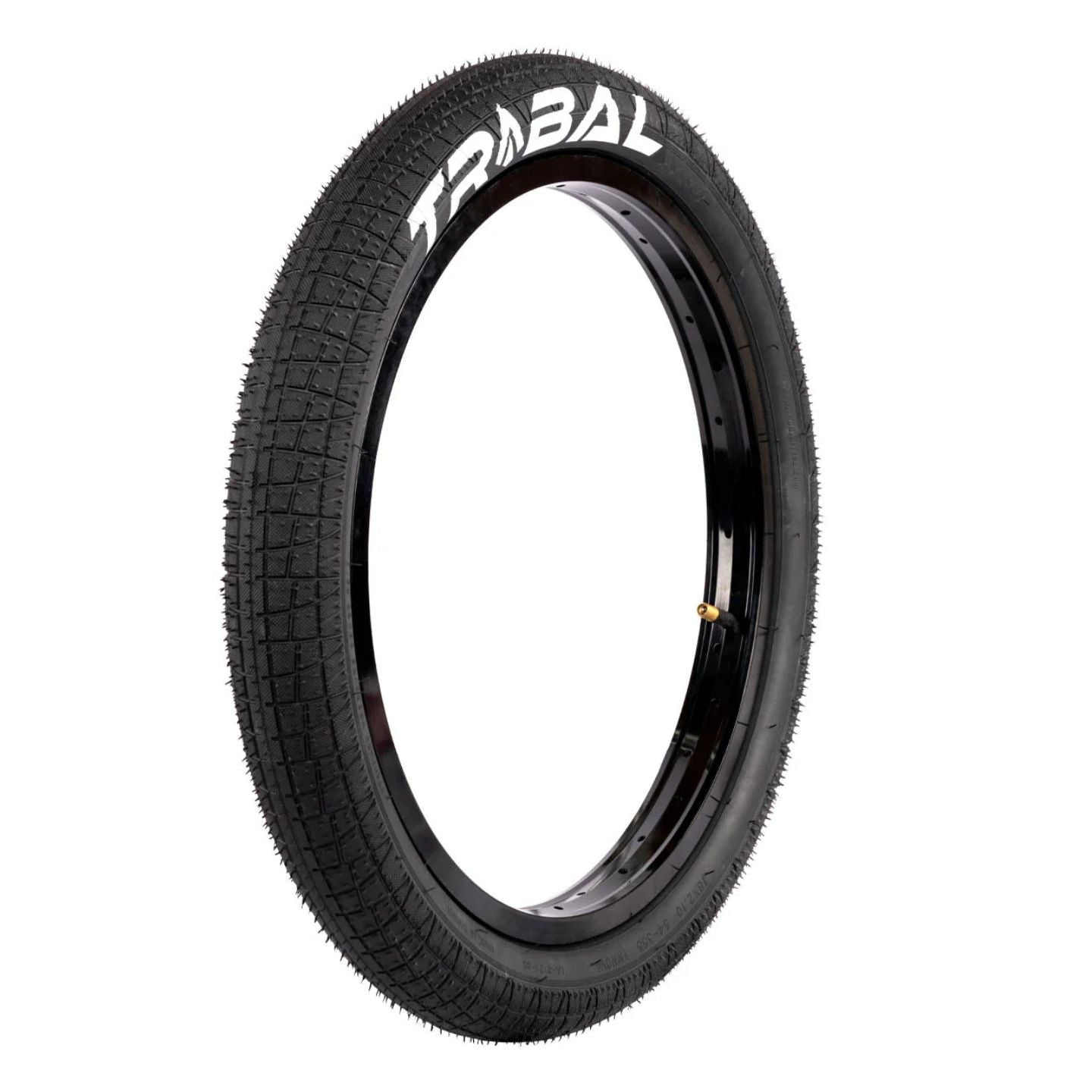 Tribal 18" Logo Tyre - Black 2.10"
