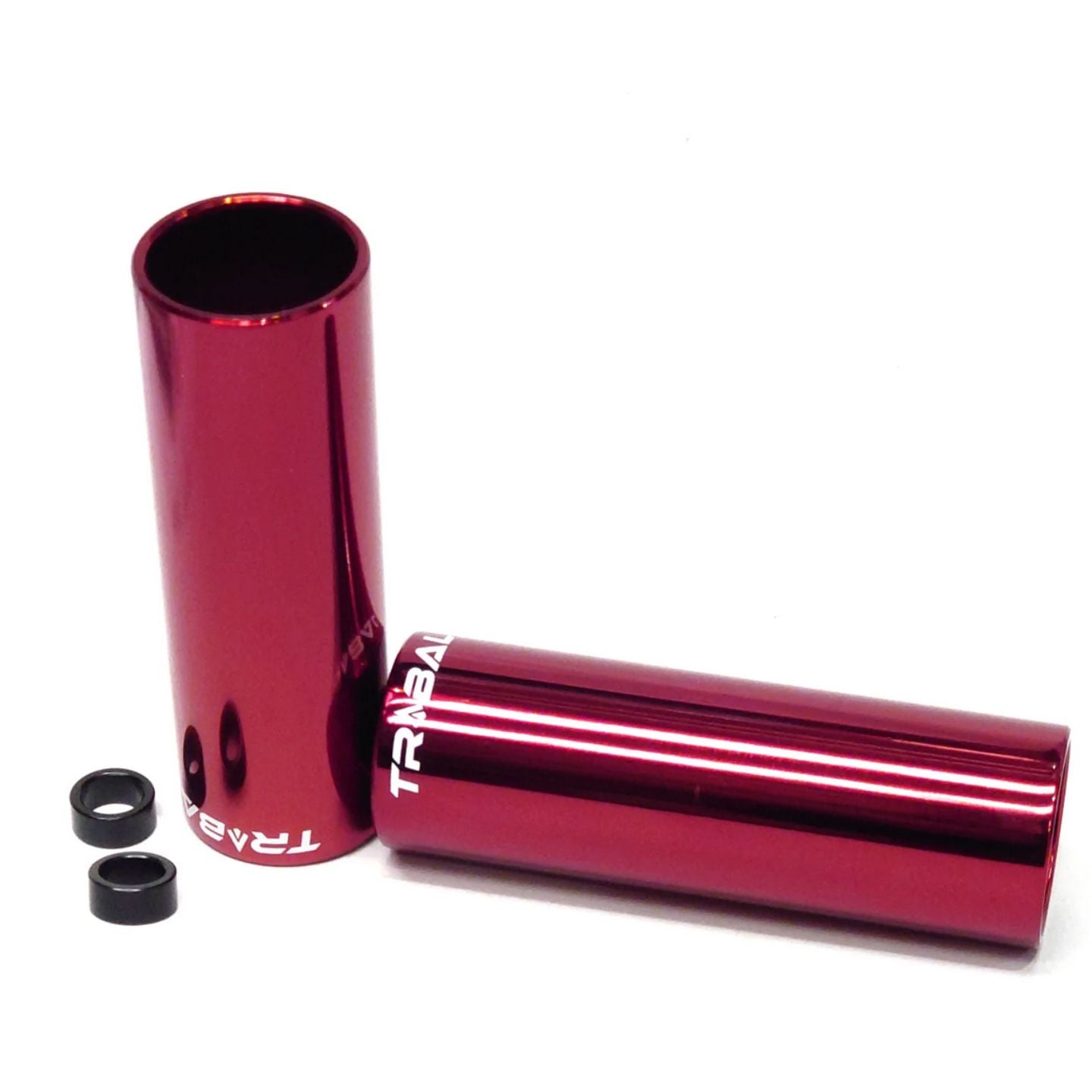 Tribal 4" Pegs - Red 14mm With 10mm Adapter (Pair)