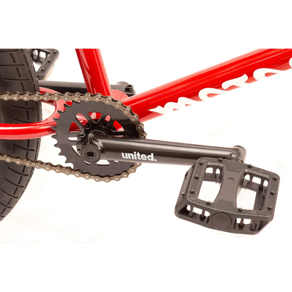 United Motocross 21" Complete BMX Bike - Ox Blood Red