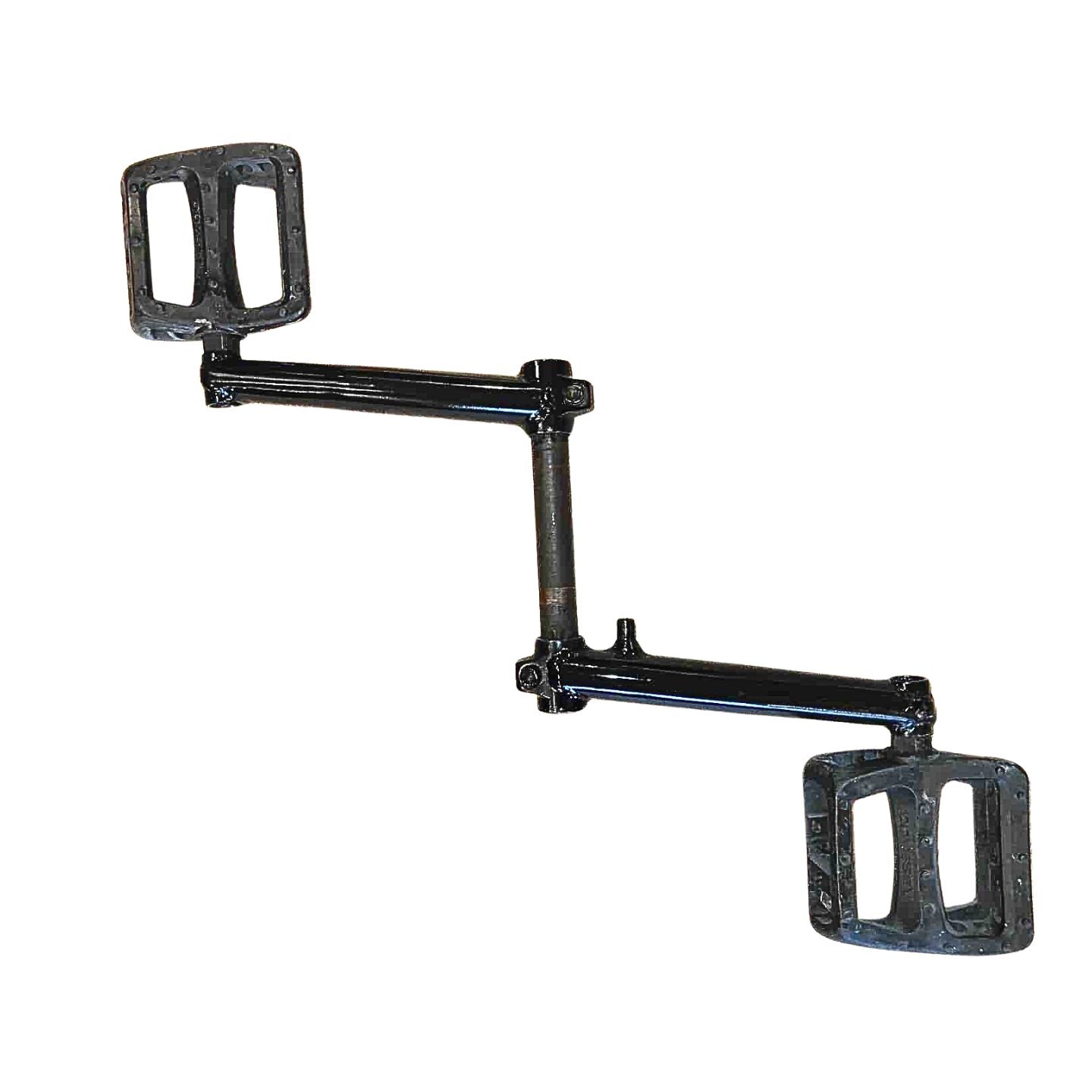 170mm RHD BMX Cranks - 3PC  - Black ( used )