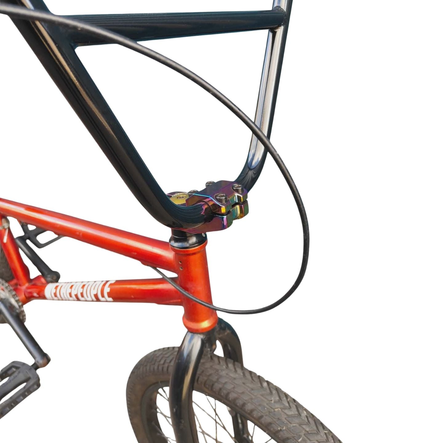 Custom Wethepeople - complete 20" BMX Bike - Metallic Orange 21"TT ( pre owned )