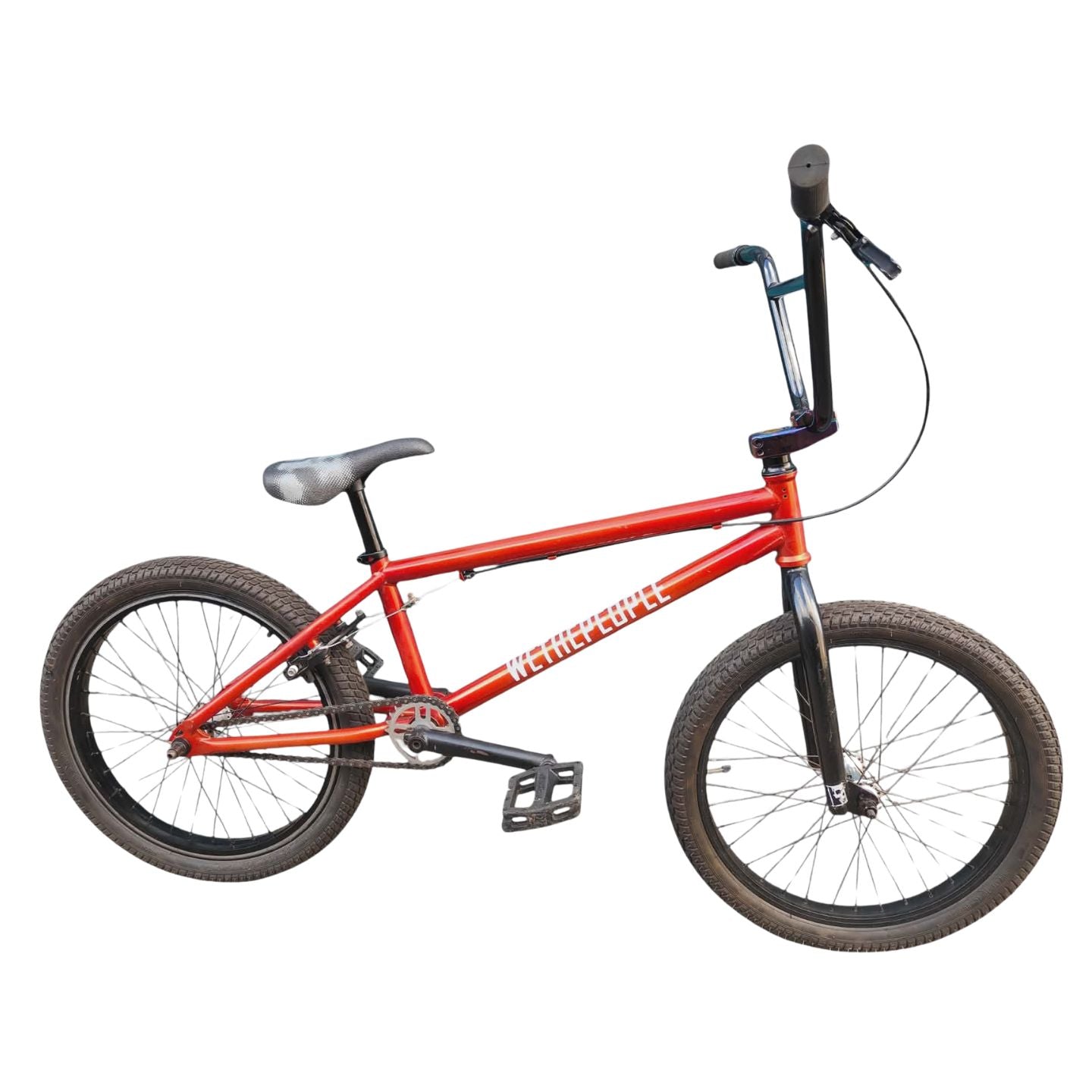 Custom Wethepeople - complete 20" BMX Bike - Metallic Orange 21"TT ( pre owned )